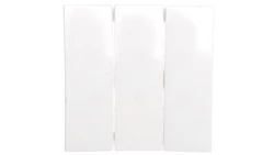 B.Kwadrat Klawisz potrójny biały połysk 5316658999