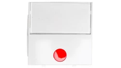 B.Kwadrat Klawisz z 5 soczewkami i polem opisowym biały połysk 5316968999