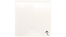 B.Kwadrat Płytka czołowa gniazda z/u z pokrywą z przesłonami kremowy 3965838992