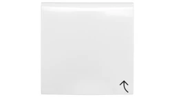 B.Kwadrat Płytka czołowa gniazda z/u z pokrywą z przesłonami śnieżnobiały 3965838999