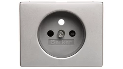 K.5 Płytka czołowa gniazda z/u z przesłonami stal szlachetna nierdzewna 3965757004