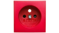 B.3/B.7 Płytka czołowa gniazda z/u z przesłonami czerwony 3965760062