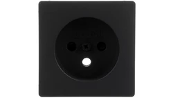 Q.1/Q.3/Q.7 Płytka czołowa gniazda z/u antracyt aksamit 3965766086