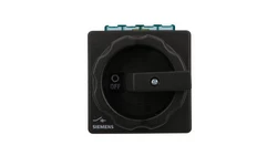 Rozłącznik główny 3P 16A 7.5kW AC23A 400V montaż tablicowy pokrętło czarne 4 otwory 3LD2003-0TK51