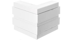 Naroże zewnętrzne stałe RAPID 45-2 190x190x165 GK-AS53165RW białe 6113410