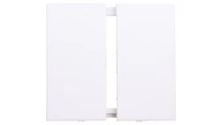 B.1 Klawisz 2-biegunowy świecznikowy śnieżnobiały tworzywo GLAS 16231909