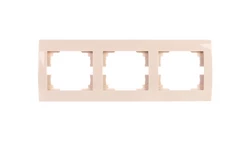 LOGI Ramka potrójna pozioma Kremowy 021480003 25178