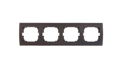 LOGI Ramka poczwórna pozioma Grafit 021490041 25297