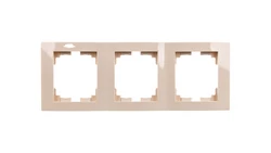 LOGI Ramka potrójna pionowa Kremowy 021530003 25182