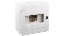 Rozdzielnica modułowa Alfa 2 1x7 modułów zamek+szyba IP44 ALFA 2 Z ALFA 7S ZSZ 5-405