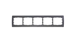 SISTENA LIFE Ramka pięciokrotna pozioma choco 771205