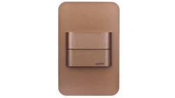 Oprawa przyschodowa DUO SALSA Short LED Light 10 V DC 1,6 W IP 66 3000 K mosiądz mat