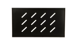 Półka do szaf 19 450/600mm czarna LANBERG (1U/500x280mm udźwig do 20kg, montaż 4 punktowy) AK-1001-B