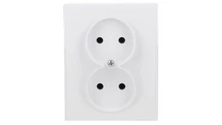 JOWISZ Gniazdo podwójne b/u natynkowe białe GNt-5 Jw