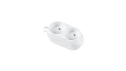 Gniazdo przenośne dwukrotne 16A 2P 250V białe GN-260