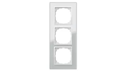 Sentia Ramka potrójna szklana biała 1473-62