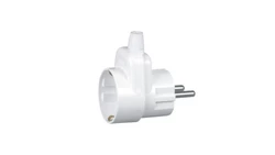 Wtyczka z/u Uni-Schuko 16A 250V z gniazdem z/u Schuko / z zabezp./ WT-16U/G-S-Z