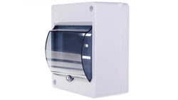 Rozdzielnica modułowa 1x5 natynkowa IP30 MINI S-5 z pokrywą dymną N (1x2,5mm2) 2305-11
