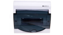 Rozdzielnica modułowa 1x8+2 n/t GREEN BOX RN 1/8+2 drzwi transparentne dymne N+PE IP40 2352-01