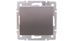 LOGI Łącznik jednobiegunowy śrubowy 10AX 250V grafit 021000141 25243