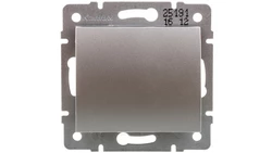 LOGI Łącznik schodowy śrubowy 10AX 250V srebrny 021050143 25191