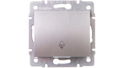 LOGI Łącznik zwierny dzwonek śrubowy 10AX 250V srebrny 021030143 25190