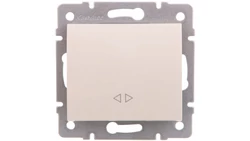 LOGI Łącznik krzyżowy śrubowy 10AX 250V kremowy 021070103 25134