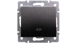 LOGI Łącznik krzyżowy śrubowy 10AX 250V grafit 021070141 25252