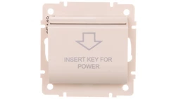 LOGI Łącznik hotelowy z opóźnieniem wyłączenia śrubowy 10AX 250V kremowy 021190103 25143