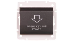 LOGI Łącznik hotelowy z opóźnieniem wyłączenia śrubowy 10AX 250V grafit 021190141 25261