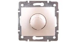 DOMO Ściemniacz obrotowy 500W z filtrem śrubowy 10AX 250V perłowy biały 011160130 24964