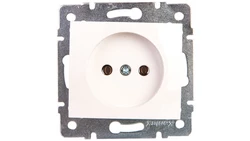 DOMO Gniazdo pojedyncze śrubowe 16A 250V biały 011210102 24729