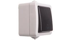 TEKNO Łącznik zwierny śrubowy 10AX 250V szary IP54 25350