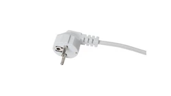 Przewód przyłączeniowy z wtyczką WJ-22 z/u Uni-Schuko 1m H03VV-F 3x1 biały