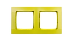 KARO Ramka podwójna limonka R-2S/53