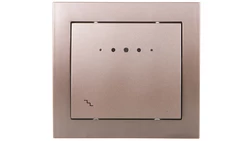 KIER Łącznik schodowy z podświetleniem satyna light ŁP-3WS/45