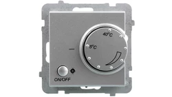 SONATA Regulator temperatury /czujnik napowietrzny/ srebny mat RTP-1RN/m/38