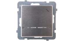 SONATA Łącznik schodowy z podświetleniem stal inox ŁP-3RMS/m/37