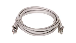 Kabel krosowy patchcord F/UTP kat.5e CCA szary 3m 50129