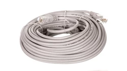 Kabel krosowy patchcord U/UTP kat.5e CCA szary 20m 68362