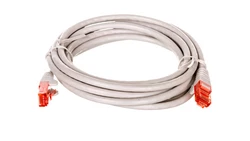 Kabel krosowy patchcord U/UTP kat.6 CCA szary 3m 68409