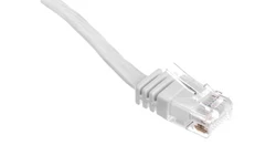 Kabel krosowy płaski patchcord U/UTP kat.5e biały 3m 93360