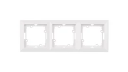 OPAL Ramka potrójna biała Ra-3Op