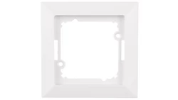 OPAL Ramka pojedyncza biała Ra-1Op