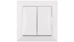 OPAL Łącznik świecznikowy z podświetleniem biały WP-2 Op/S