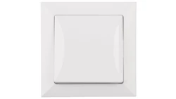 OPAL Przycisk zwierny /światło/ z podświetleniem biały WP-6 Op/S