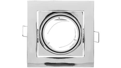 Sufitowa oprawa punktowa VILA uchylna, IP20, kwadrat, chrom