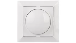 PREMIUM Ściemniacz obrotowy 60-400W 230V biały SO-Pr