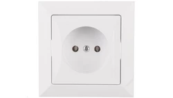 OPAL Gniazdo pojedyncze b/u białe GPt-15 Op