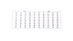 Ramka z oznacznikami 2x 151-200 209-609 /5szt./
